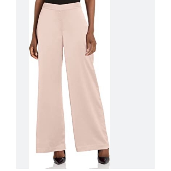 Lands End Blush Pink Pullon Wide Leg Pants NWOT - Picture 2 of 12